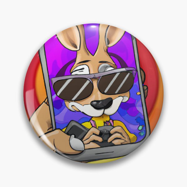 Item preview, Kangaroo Makes Selfie V1 Gift designed and sold by TeeArtistry.