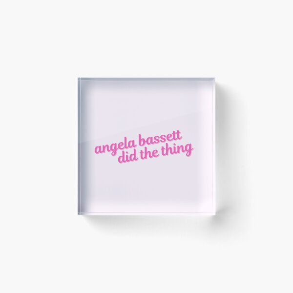 Item preview, Angela Bassett Did the Thing  designed and sold by Bwaystickers.