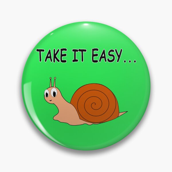 Item preview, Take It Easy Cute Cartoon Snail designed and sold by Almdrs.