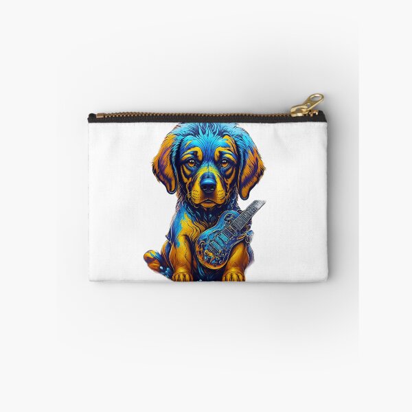 Item preview, Puppy t shirt design with guitar designed and sold by vijayp127p.