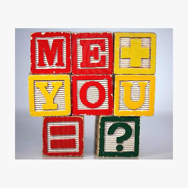 Item preview, me + you= ? designed and sold by jsbb123.