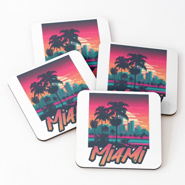 Item preview, Miami Skyline Palm and City designed and sold by Scriby.