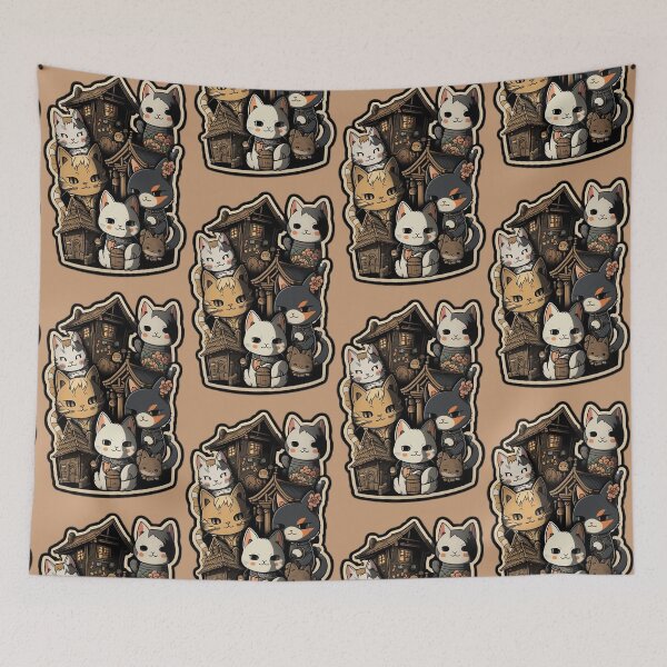 Item preview, Cat Village #1 (Inspired by Houtong Cat Village, Taiwan) designed and sold by DreamsGD.