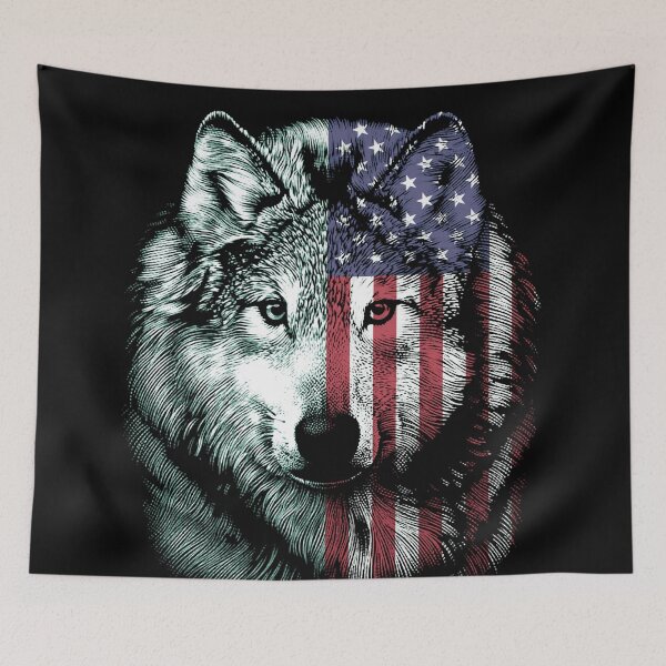 Item preview, American Wolf designed and sold by HEARTBEATS.