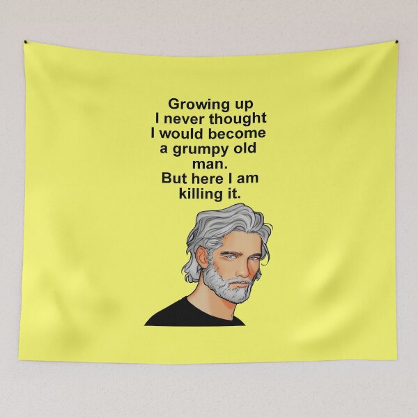 Artikelvorschau, Grumpy Old Man. entworfen und verkauft von artmovementspgh.