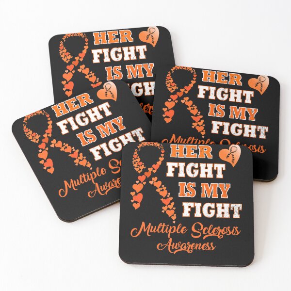 Item preview, Her Fight Is My Fight Multiple Sclerosis Awareness designed and sold by Deco-Design.