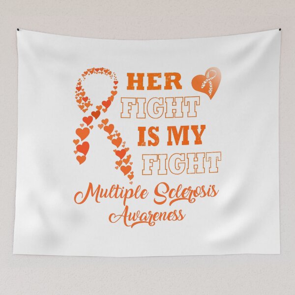 Item preview, Her Fight Is My Fight Multiple Sclerosis Awareness designed and sold by Deco-Design.
