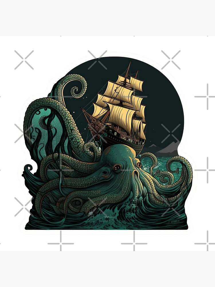 Discover Release the Kraken Premium Matte Vertical Poster