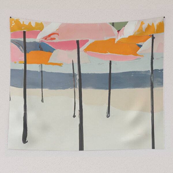Item preview, Coastal Comfort:   Beach Decor, by AI designed and sold by ArtPrintsAi.