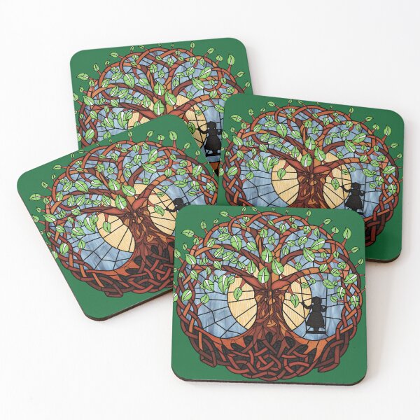 Item preview, Celtic Tree of Life Green Man designed and sold by jephwho.
