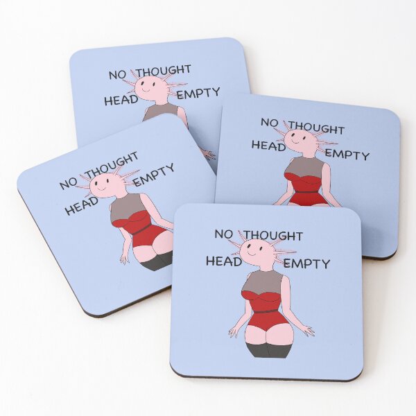 Item preview, No thought, head empty designed and sold by WildDorkStudios.