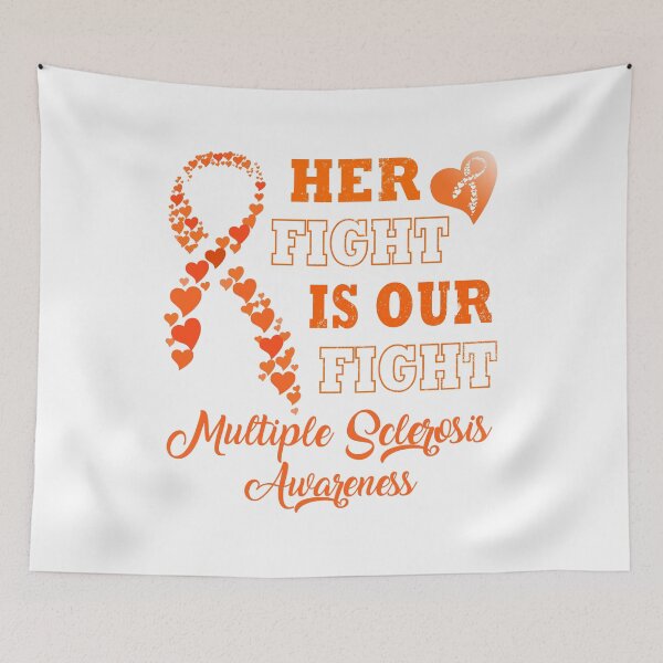 Item preview, Her Fight Is Our Fight Multiple Sclerosis Awareness designed and sold by Deco-Design.