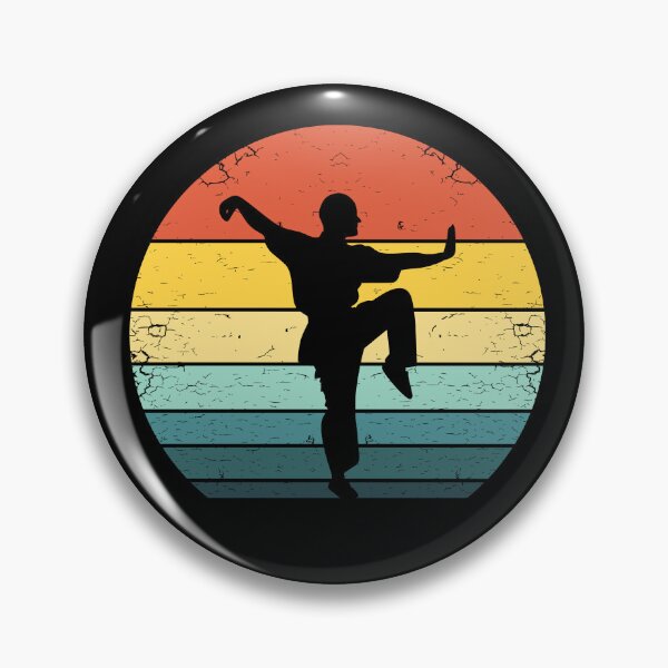 Item preview, Vintage Kung Fu Shaolin Fighter in the Sunset designed and sold by KleverOlivier.