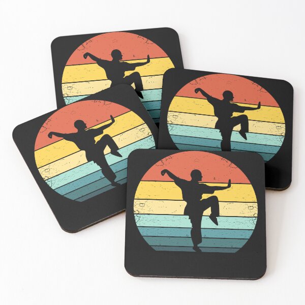 Item preview, Vintage Kung Fu Shaolin Fighter in the Sunset designed and sold by KleverOlivier.