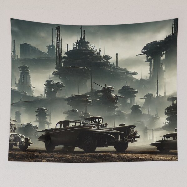 Item preview, Cyberpunk City VIII designed and sold by Hyper-Store.