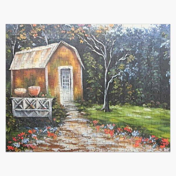 Tiny House In The Country Jigsaw Puzzle