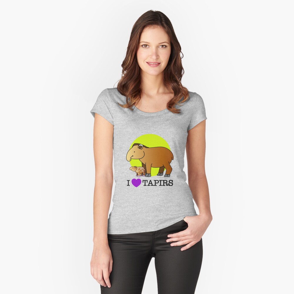 Item preview, Camiseta entallada de cuello ancho designed and sold by visiontorres.