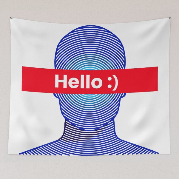 Item preview, Hello, smile, introvert reply designed and sold by MehmudArtdesign.