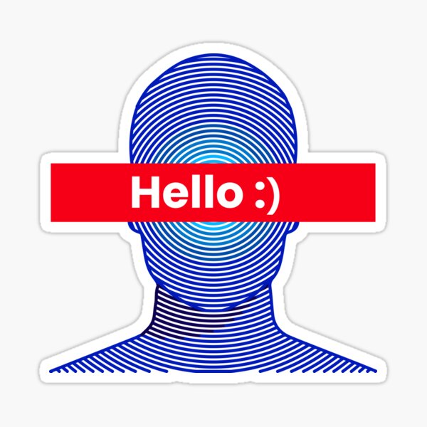 Item preview, Hello, smile, introvert reply designed and sold by MehmudArtdesign.