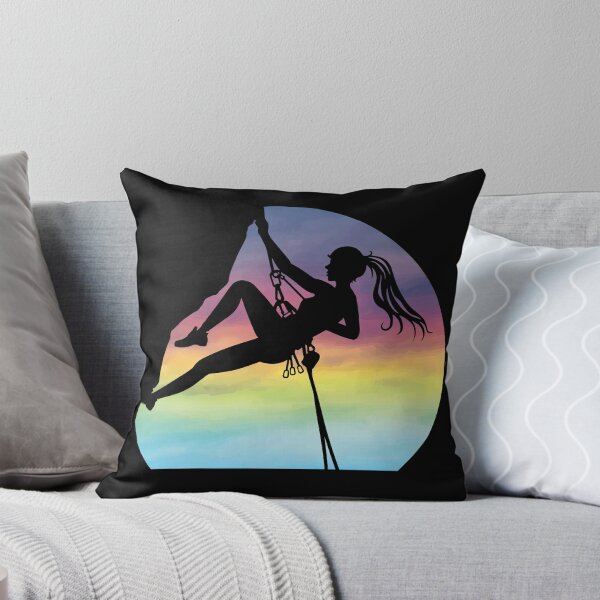 Item preview, Climb Like A Girl Womens Rock Climbing Bouldering Mountain designed and sold by MintedFresh.
