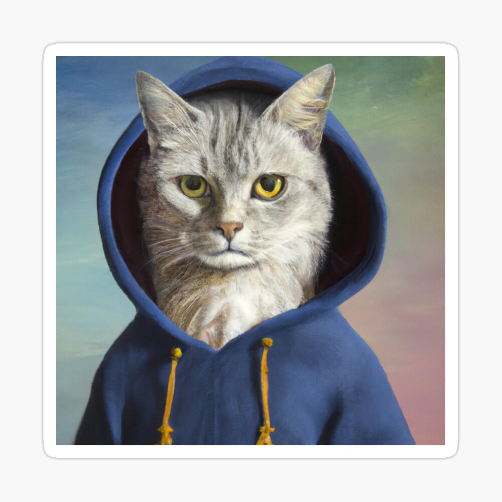 Hoodie with cats hot sale on it