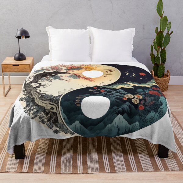 Item preview, Yin Yang - Mountains and Forest designed and sold by BeachBumPics.