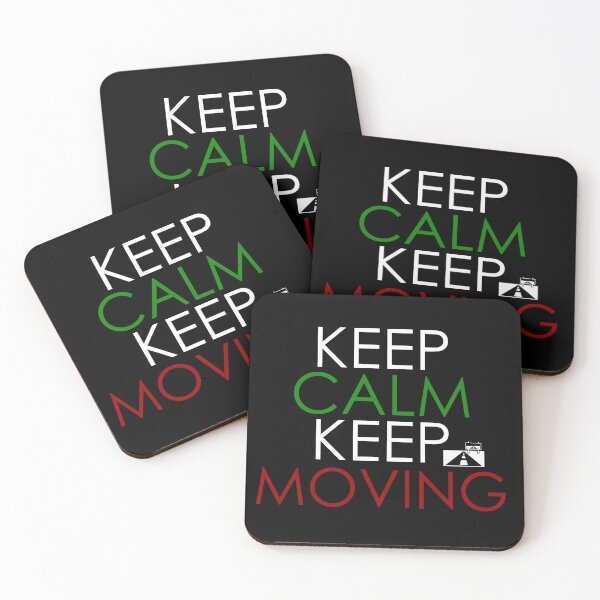 Item preview, Keep Calm Keep Moving designed and sold by Fermart.