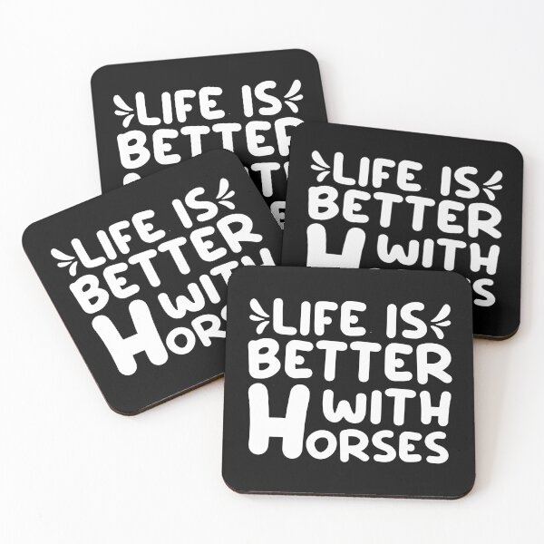 Item preview, Cute Life Is Better With Horses Horseback Riding designed and sold by jaftees.