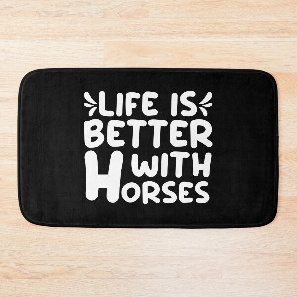 Item preview, Cute Life Is Better With Horses Horseback Riding designed and sold by jaftees.