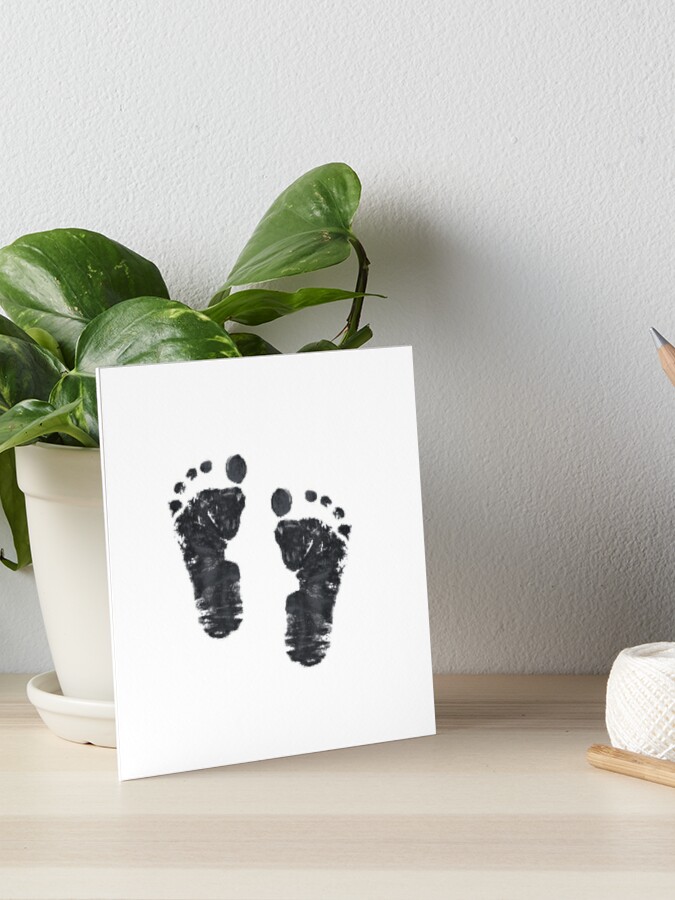 Black Ink Newborn Baby Footprints Stock Photo by ©Christin_Lola 75754261