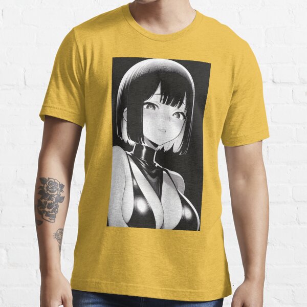 Anime Girl Blushing Essential T-Shirt for Sale by Beep