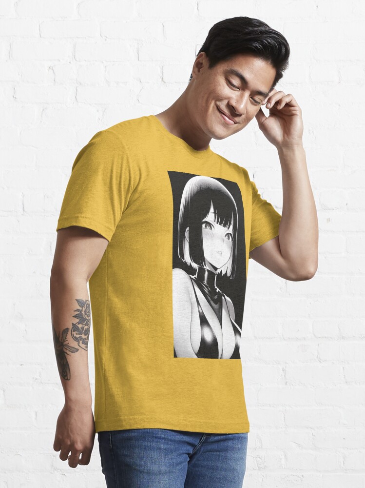 Anime Girl Blushing Essential T-Shirt for Sale by Beep