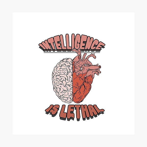 Aperçu de l'œuvre Intelligence Is Lethal créée et vendue par blackout12.