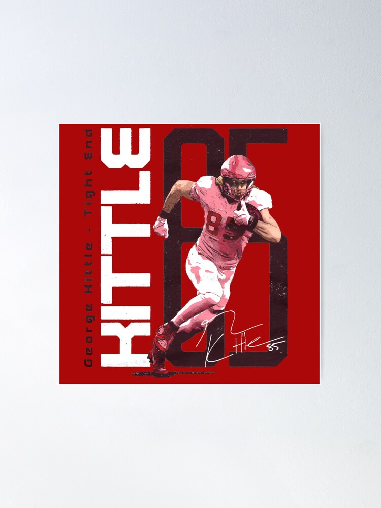 Kittle Jersey Red Sticker for Sale by reevevi