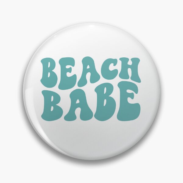 Item preview, Beach Babe Beachy Teal Retro Graphic Bridal Party Gifts for Bachelorette Party designed and sold by mysticblvd.