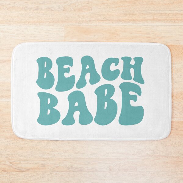 Item preview, Beach Babe Beachy Teal Retro Graphic Bridal Party Gifts for Bachelorette Party designed and sold by mysticblvd.