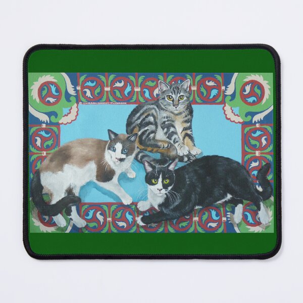 Item preview, Three Cats designed and sold by M. E.  Bilisnansky McMorrow.