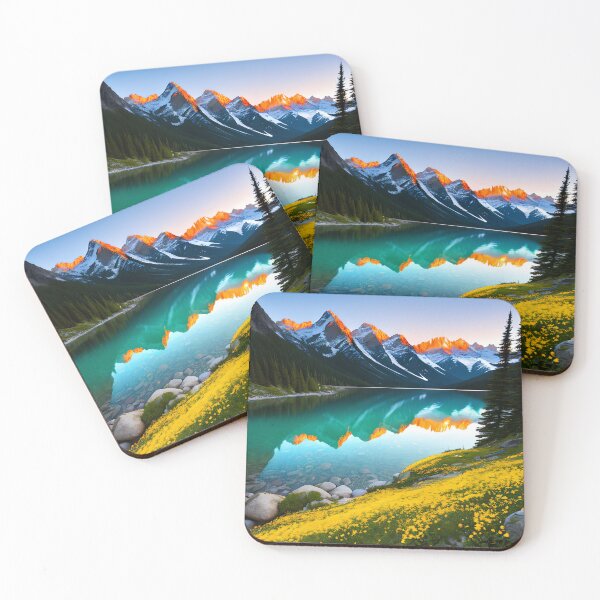 Item preview, Emerald Lake Reflections: A Captivating Landscape designed and sold by D3monic.