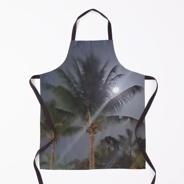 Item preview, Moonlit Oasis: Captivating Palm Trees Illuminated by the Moon designed and sold by PhotografeeMrsB.