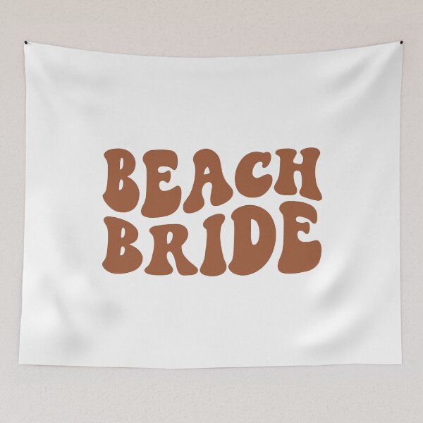 Item preview, Beach Bride Terracotta Burnt Orange Retro Graphic Bridal Party Gifts for Bachelorette Party designed and sold by mysticblvd.