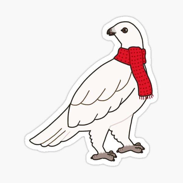 Item preview, Winter White tailed ptarmigan  designed and sold by mmahoney20.