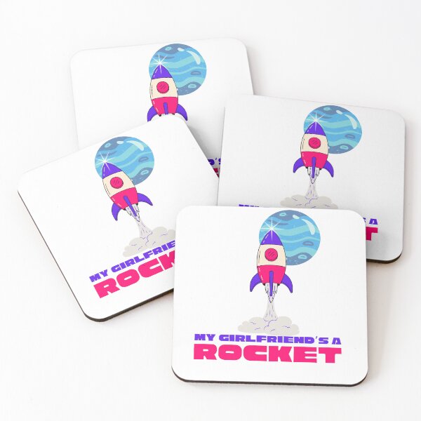Item preview, My Girlfriend’s a Rocket  designed and sold by Martzart.