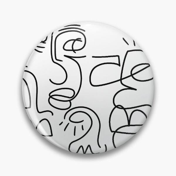 Item preview, Abstract Face Patterns designed and sold by tinbeanie.