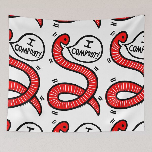 Item preview, I COMPOST! Let the worms do your dirty work. designed and sold by PixelPalmer.