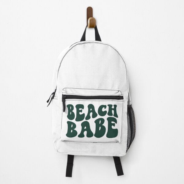 Item preview, Beach Babe Emerald Green Retro Graphic Bridal Party Gifts for Bachelorette Party designed and sold by mysticblvd.