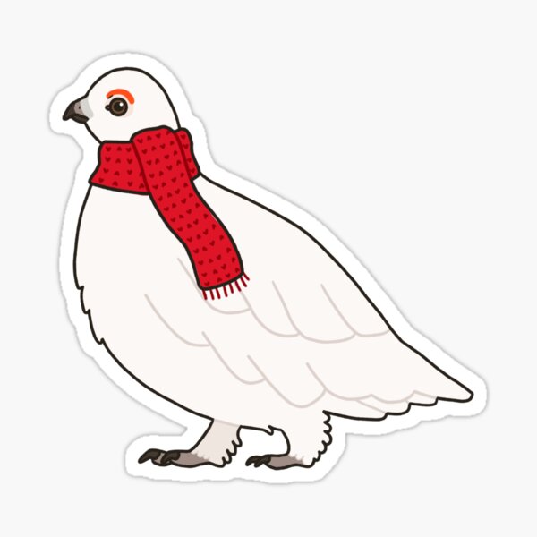 Item preview, Winter White-tailed Ptarmigan designed and sold by mmahoney20.