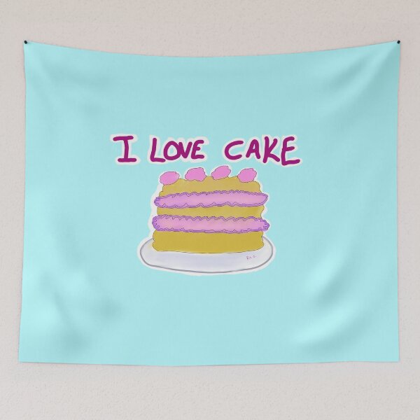 Item preview, I love cake  designed and sold by ArtistRebeccaLS.