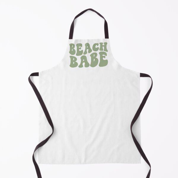 Item preview, Beach Babe Light Sage Green Retro Graphic Bridal Party Gifts for Bachelorette Party designed and sold by mysticblvd.