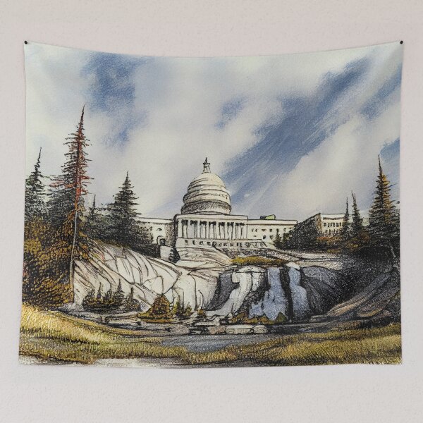 Item preview, Washington DC (reimagined) VIII (US Capitol) designed and sold by BelowHorizon.