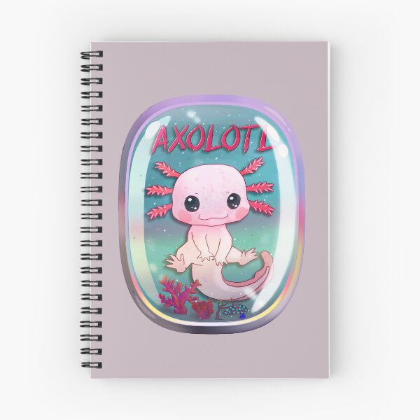 Item preview, Baby Leucistic Axolotl In Aquarium designed and sold by lazarosdesign.